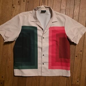 Phoebe's Camp Cropped Button Up Shirt